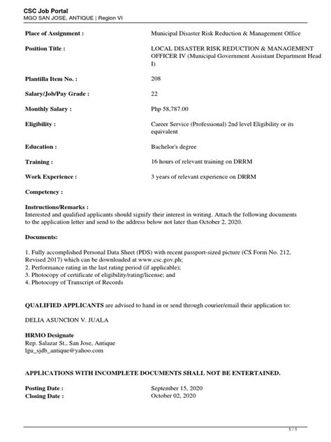 hiring san jose antique|CSC Job Portal .